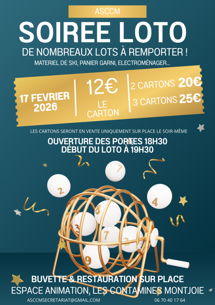 Affiche événement super loto moderne doré